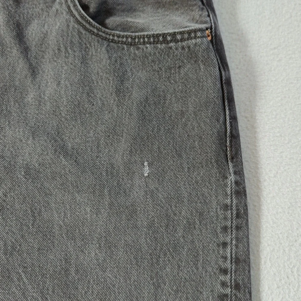 Levi's 501 Jeans Mens 40x32 Faded Black Straight Leg Button‎ Fly Denim Pants